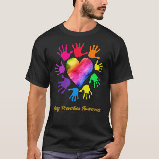 Gang Prevention Awareness Hands Gang Prevention T-Shirt