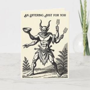 Ganga-Gramma Demon Dictionnaire Infernal Cut Out Card