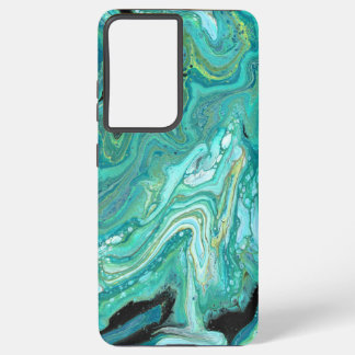 Gangs Back 1 Soothing Blue Green Phone Case