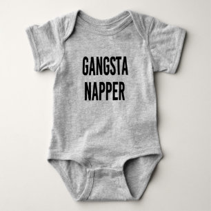 Gangsta Napper funny baby shirt