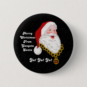 Gangsta Santa Button