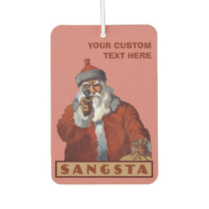 Gangsta Santa custom car air freshner Freshener