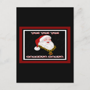 Gangsta Santa Postcard