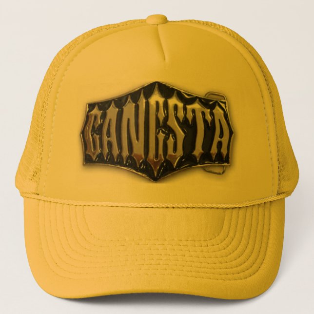GANGSTA TRUCKER HAT (Front)