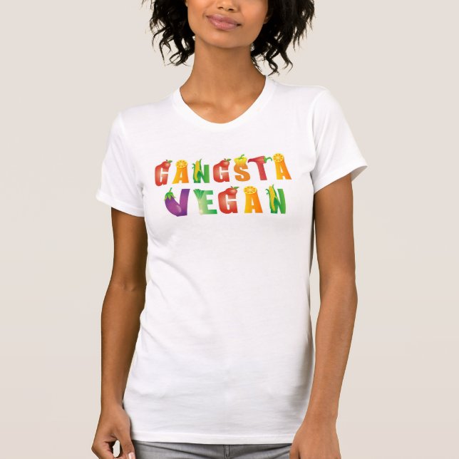 Gangsta Vegan T-Shirt (Front)