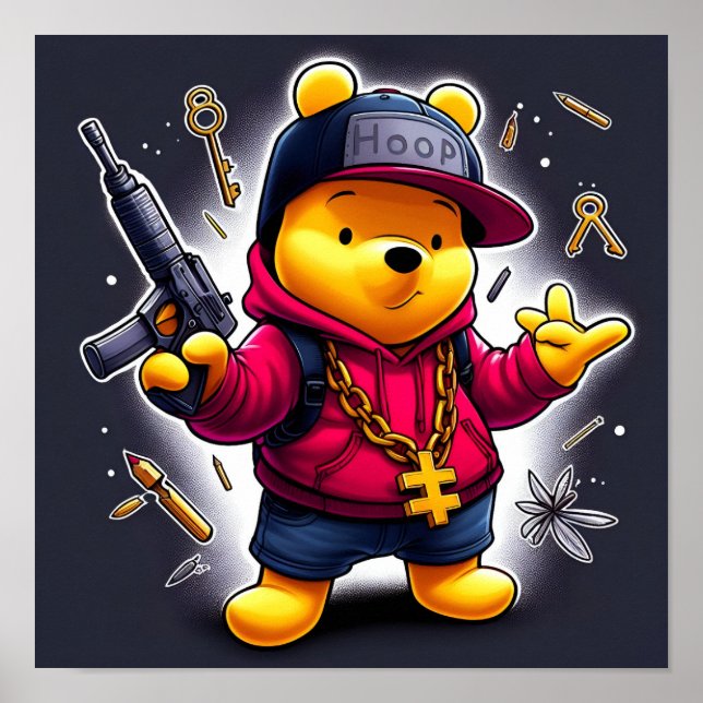 Gangsta Winnie the Pooh 1 Poster (Front)