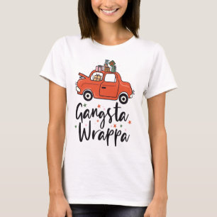 Gangsta Wrappa Funny Christmas T-Shirt