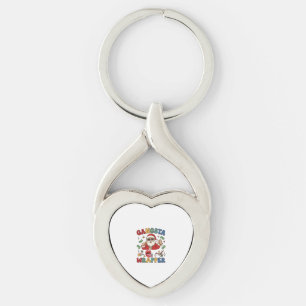 Gangsta Wrapper Christmas Santa Microphone Money Key Ring