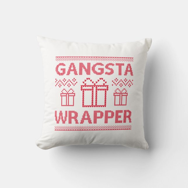 Gangsta Wrapper Cushion (Front)