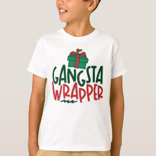 Gangsta Wrapper - Funny Christmas T-Shirt