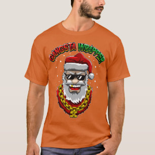 Gangsta Wrapper Santa Claus From Tha Hood T-Shirt