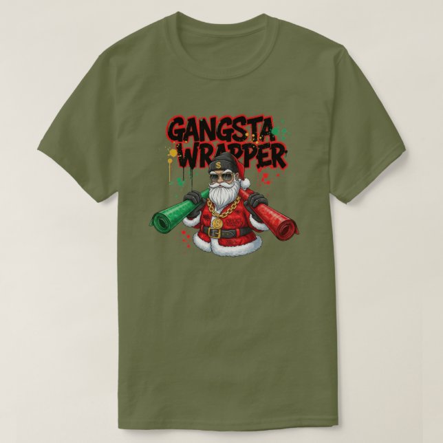 Gangsta Wrapper T-Shirt (Design Front)