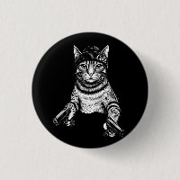 Gangster Cat Tattoo Art | Cool Streetwear Kitty