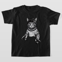 Gangster Cat Tattoo Art | Cool Streetwear Kitty