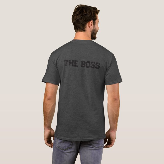 Gangster Cat Tee with Back Print (Back Full)