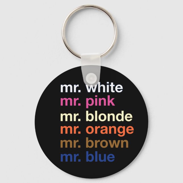 Gangster Colours Key Ring (Front)