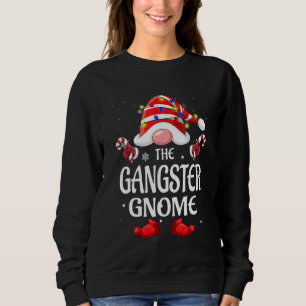 Gangster Gnome Buffalo Plaid Matching Family Chri Sweatshirt