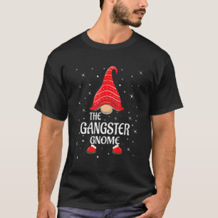 Gangster Gnome Buffalo Plaid Matching Family Chris T-Shirt