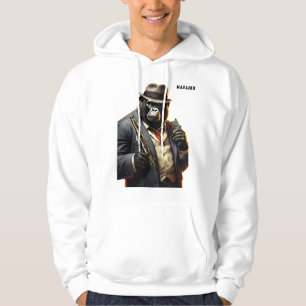Gangster Gorilla Cocking Heat Hoodie