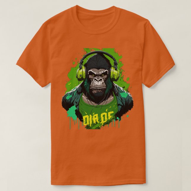 Gangster gorilla T-Shirt (Design Front)