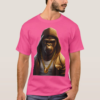 Gangster Hip Hop Gorilla T-Shirt