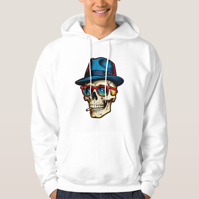 Gangster Skully Hoodie (Front)