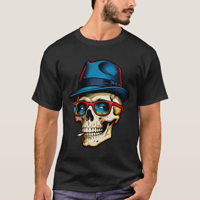 Gangster Skully T-Shirt (Front)
