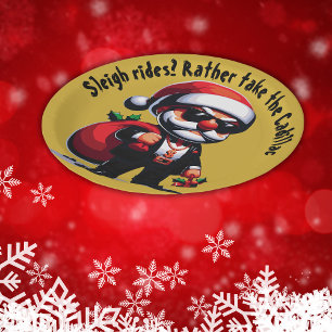 Gangster - Sleigh Rides? Rather Take Cadillac   Paper Plate