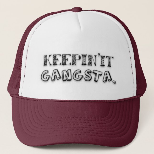 gangster trucker hat (Front)