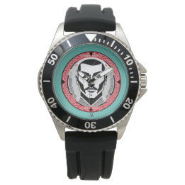 gangster with scar design watch