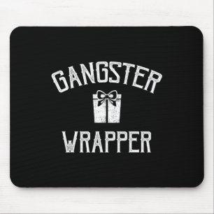 Gangster Wrapper Rapper Christmas Mouse Pad
