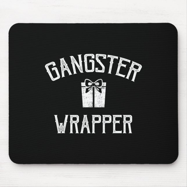 Gangster Wrapper Rapper Christmas  Mouse Pad (Front)