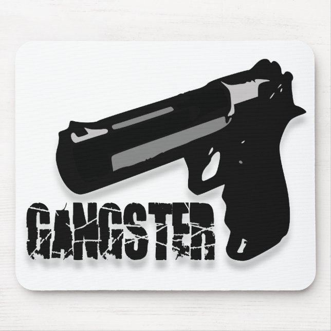 Gangsters Gun Mouse Pad (Front)