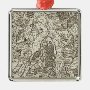 Gannat, St Pourcain Metal Tree Decoration