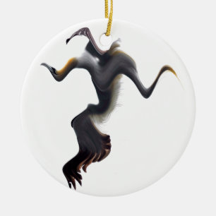 Gannets-Abstract Sea Bird Ceramic Tree Decoration