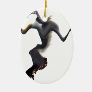 Gannets-Abstract Sea Bird Ceramic Tree Decoration