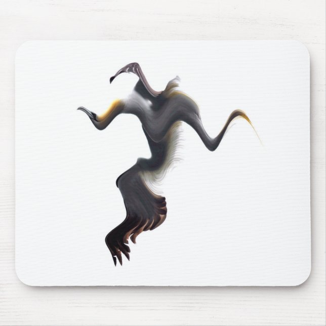 Gannets-Abstract Sea Bird Mouse Pad (Front)