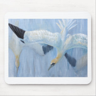 Gannets diving unique gifts for you mouse pad