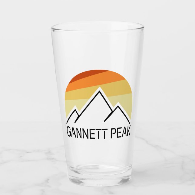 Gannett Peak Retro Glass (Front)