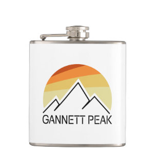 Gannett Peak Retro Hip Flask