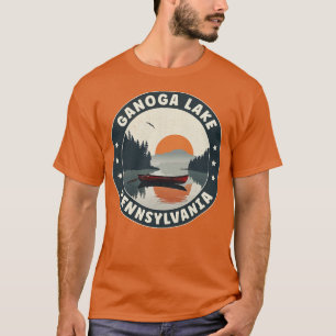 Ganoga Lake Pennsylvania Sunset T-Shirt