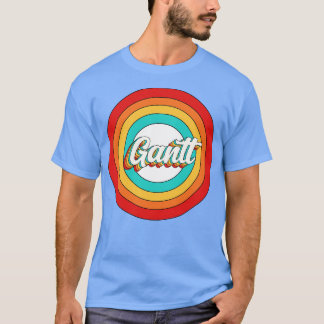 Gantt Name Shirt Vintage Gantt Circle