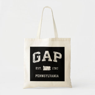 Gap Pennsylvania PA Vintage Athletic Sports Design Tote Bag