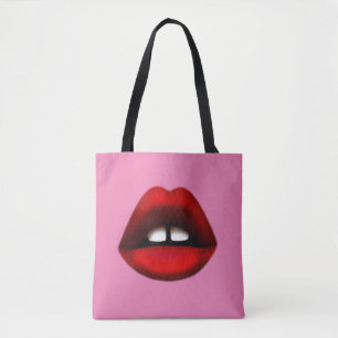 GAP TOOTH GIRL pink TOTE BAG