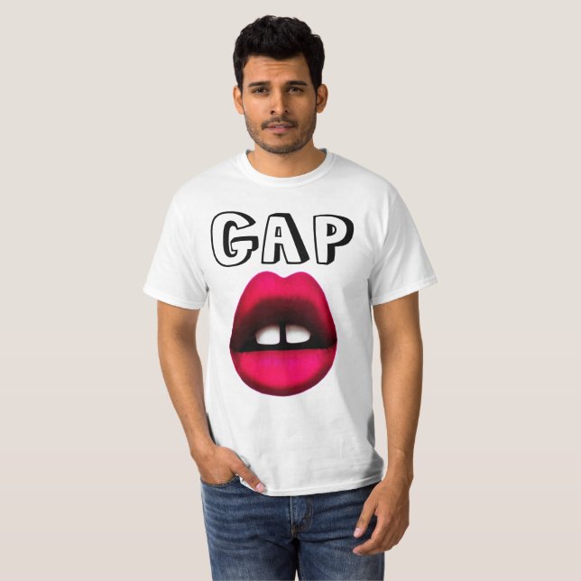 GAP TOOTH GIRL T-SHIRTS LIPS (Front Full)