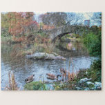 Gapstow Bridge, Central Park NEW YORK CITY<br><div class="desc">Gapstow Bridge in Central Park may seem far away today but it will be your own to enjoy when completed. A beautiful view of the Gapstow Bridge in Central Park.This jigsaw puzzle not only provides entertainment but also is a beautiful keepsake that can be enjoyed over and over again! Size:...</div>