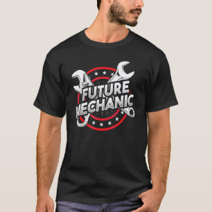 Garage Diesel Car Fixing Future Mechanic Auto Repa T-Shirt