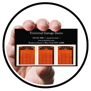 Garage Door Services New Design Business Card