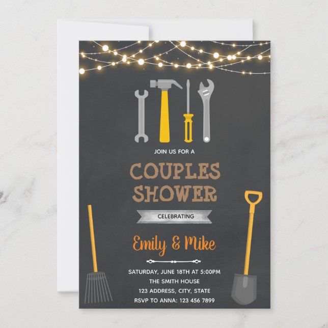 Garage Garden shower Invitation (Front)