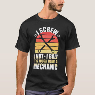 Garage I Screw I Nut I Bolt Mechanic Repair Garage T-Shirt